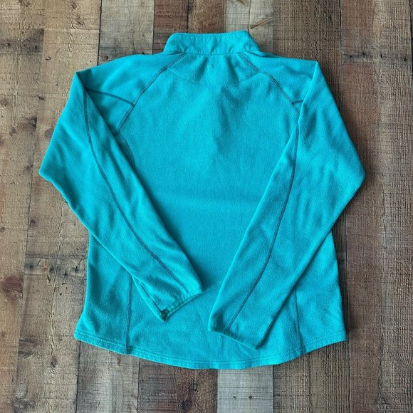 Magellan Outdoors Womens Turquoise Fleece Pullover Half-Zip XL - Picture 7 of 7